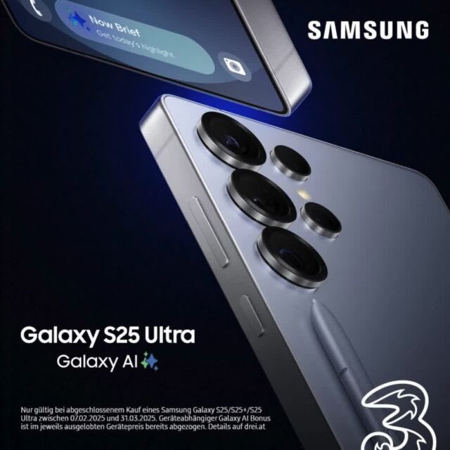 Es ist Galaxy Time! ✨📱 Zeit für ein neues Samsung Galaxy S25 | S25+ | S25 Ultra! 🚀 ⁠
Neben jeder Menge intelligenter Features 🤖 wie Galaxy AI oder Circle to Search 🔍 gibt’s bis zu 150 € AI-Bonus 💰 als Sofortabzug zum Gerätepreis 🙌🔥.⁠
#TeamGalaxy 🌌 #DreiMachtsEinfach 💜 #mobile5 #Handyshop #Kundenversteher (m,w,d)⁠